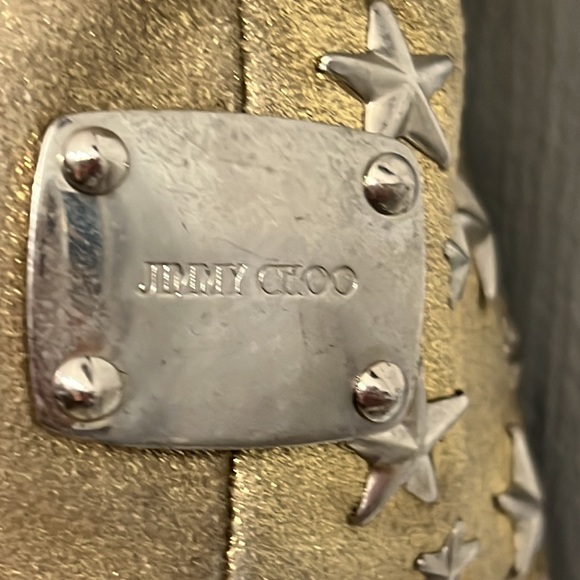 Authentic Jimmy Choo Gold Stars Tote - Picture 5 of 14